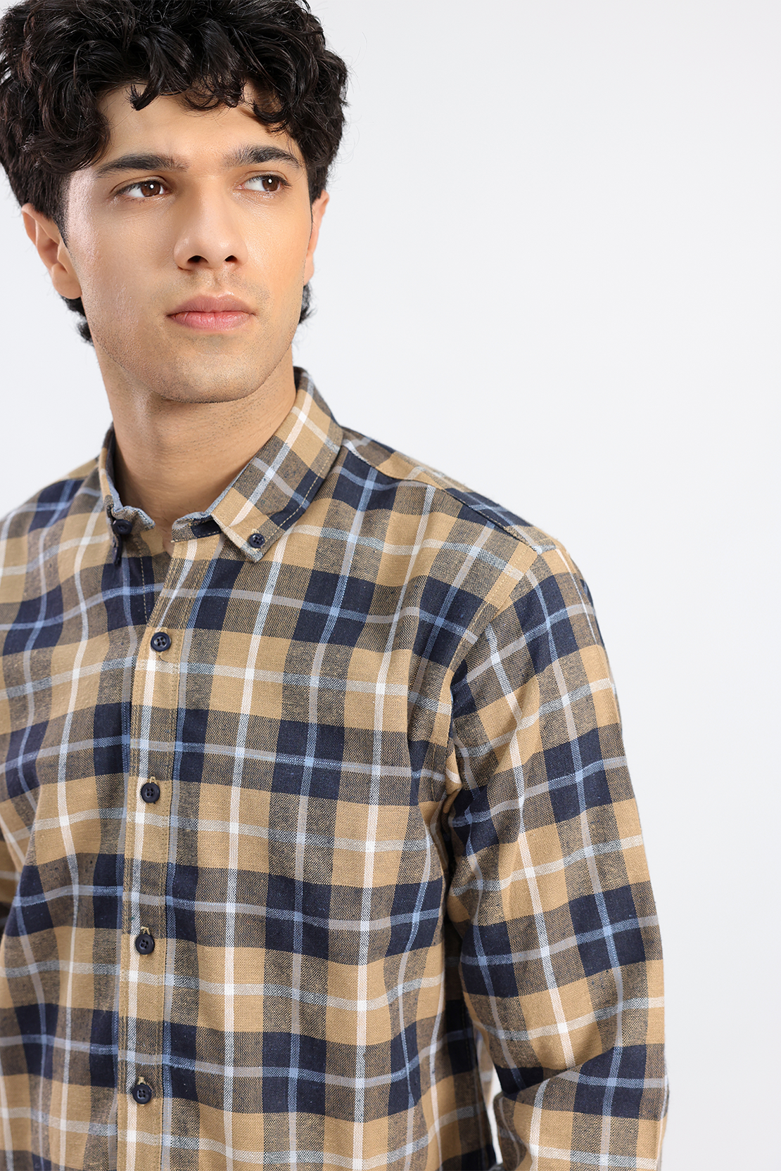 Textured Check Shirt
