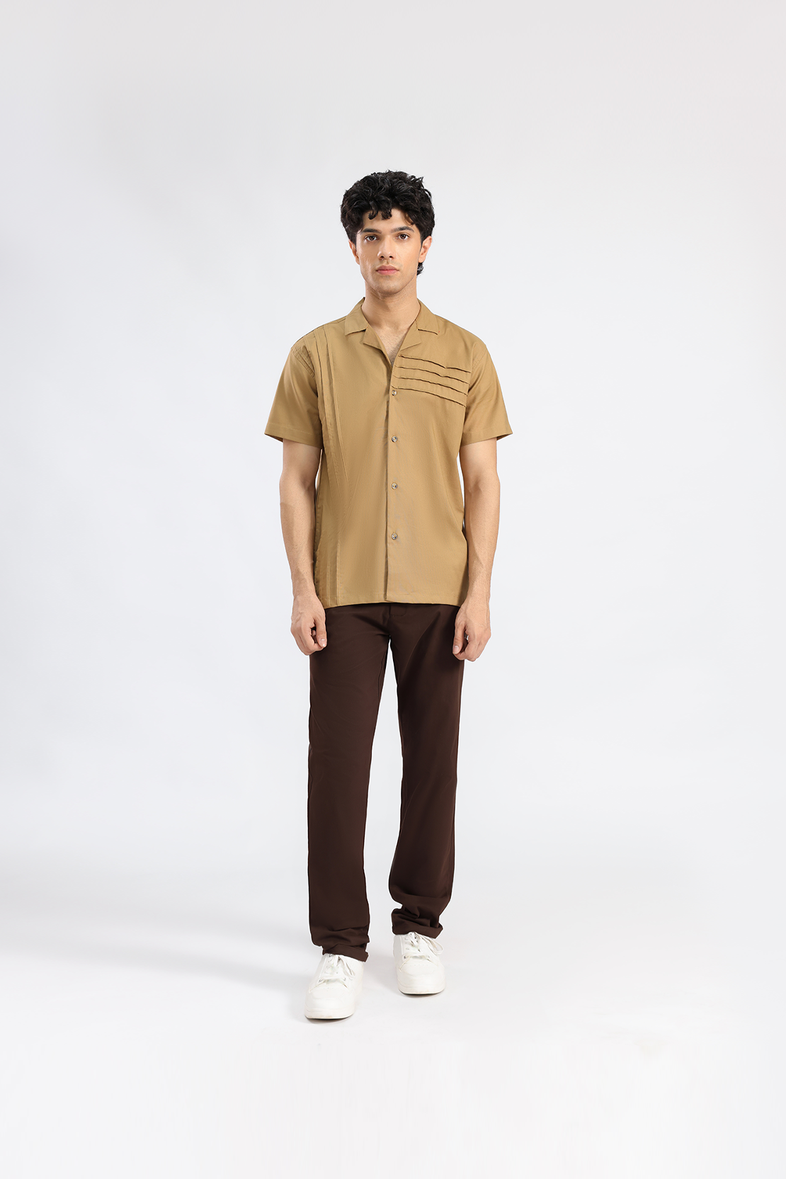 Khaki Chambray Shirt