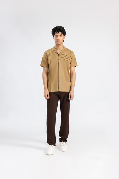 Khaki Chambray Shirt