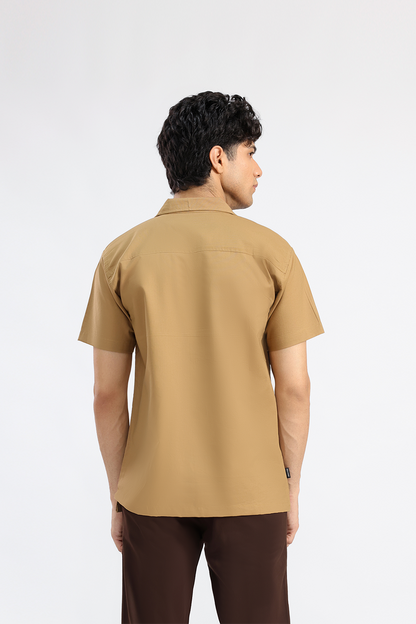 Khaki Chambray Shirt