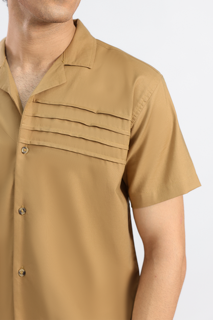 Khaki Chambray Shirt