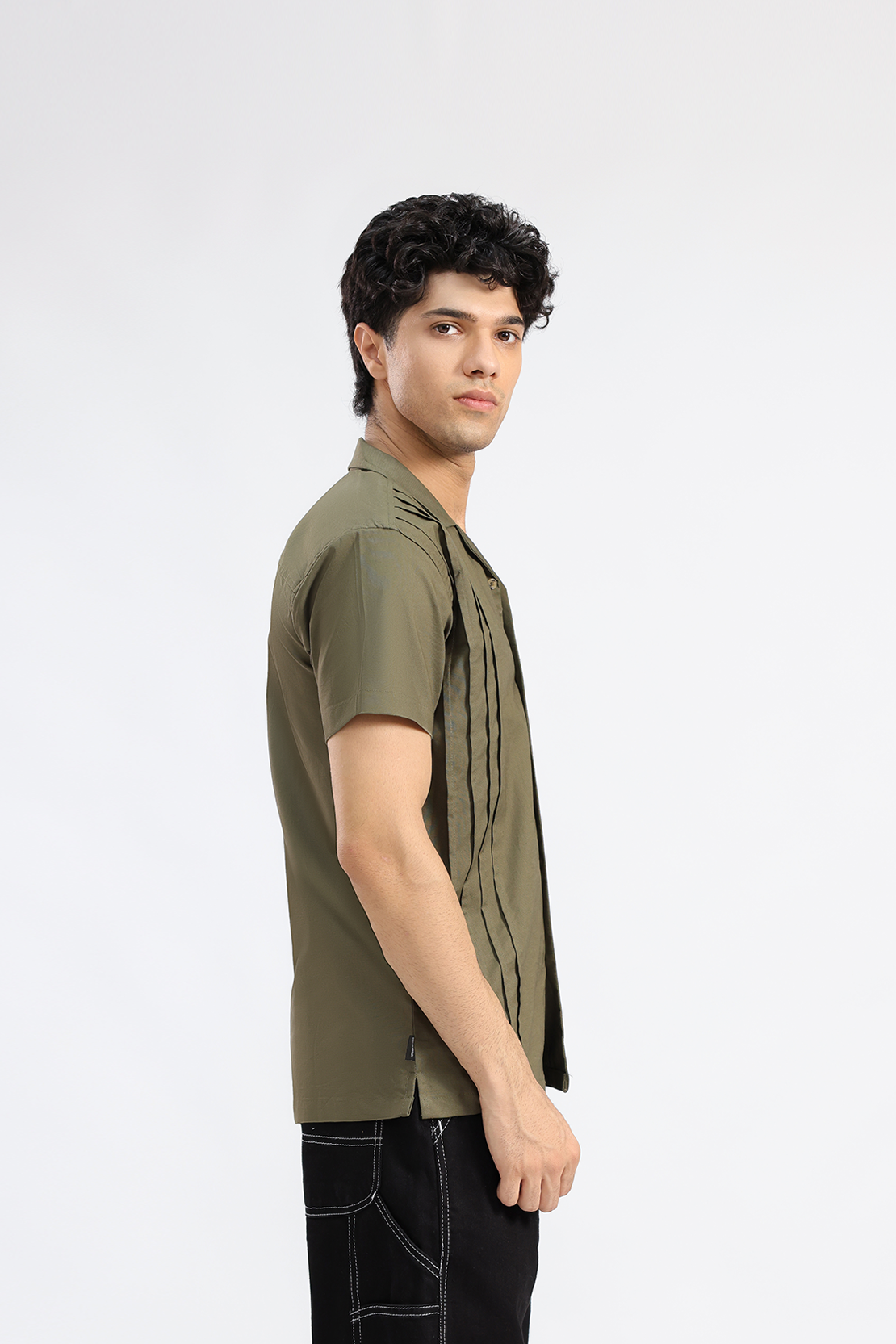 Olive Chambray Shirt
