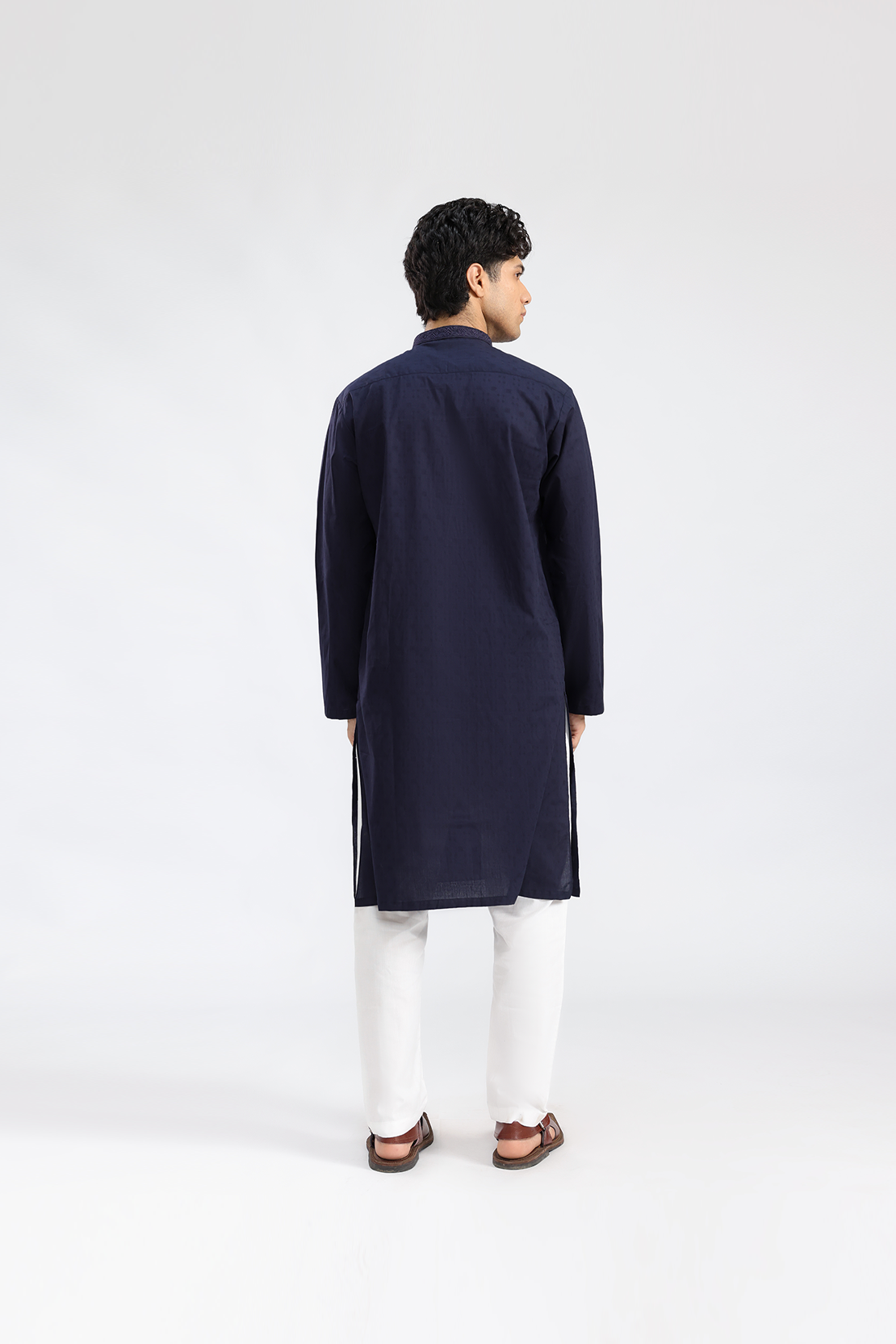 Regular Navy Kurta