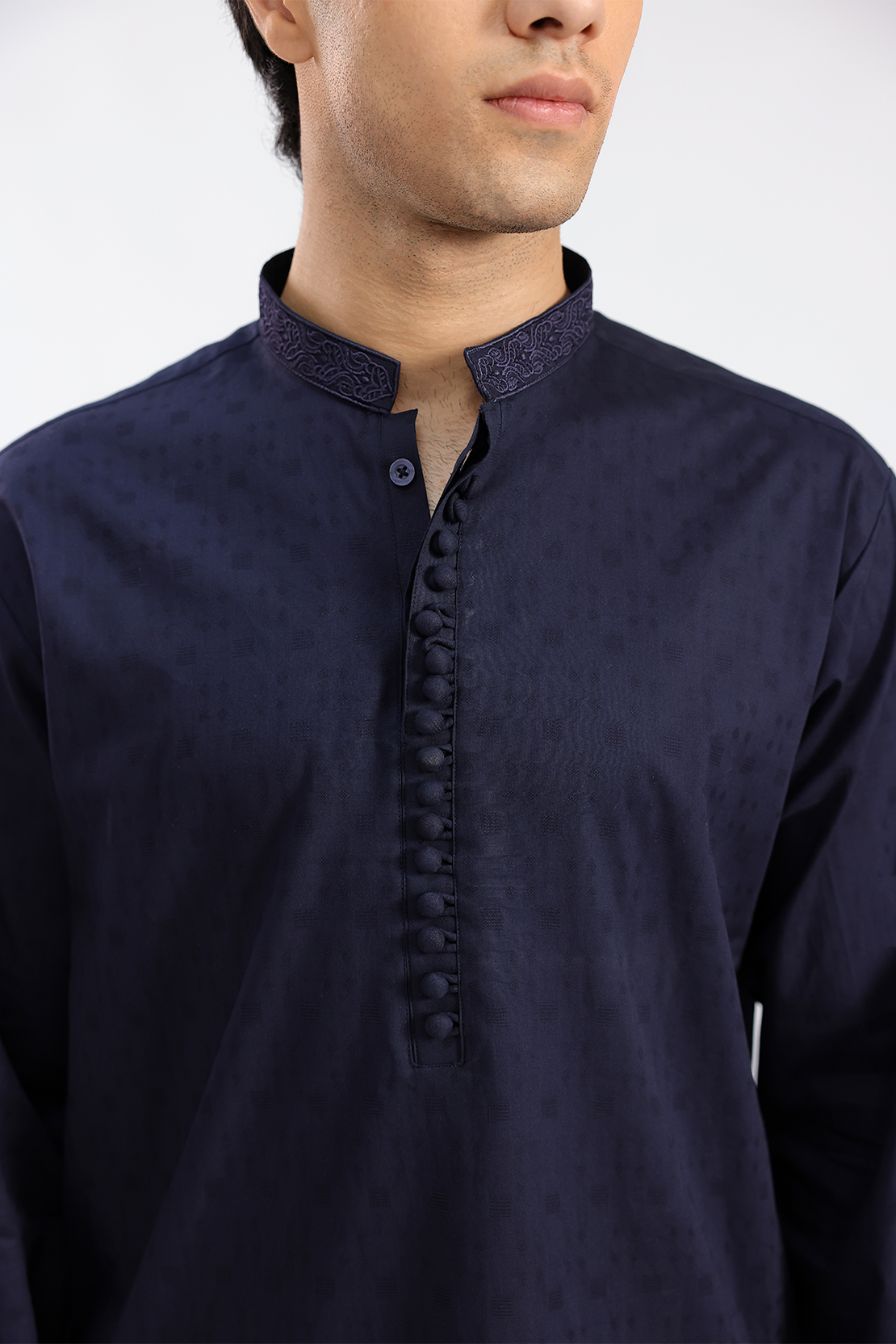 Regular Navy Kurta