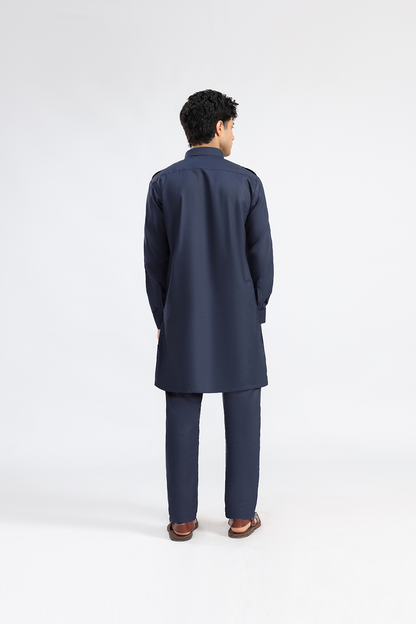 Regular Navy Kurta Pajama