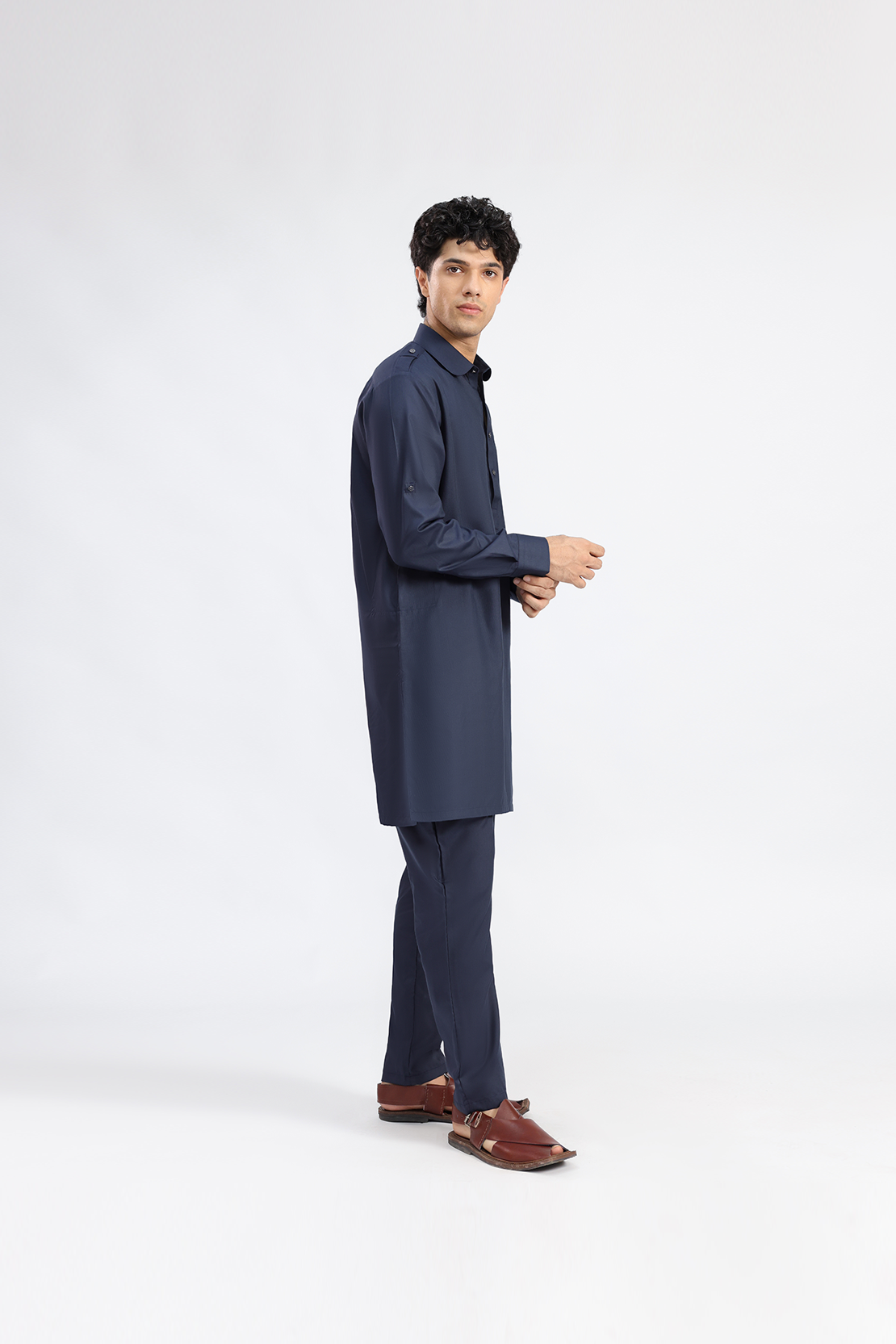 Regular Navy Kurta Pajama