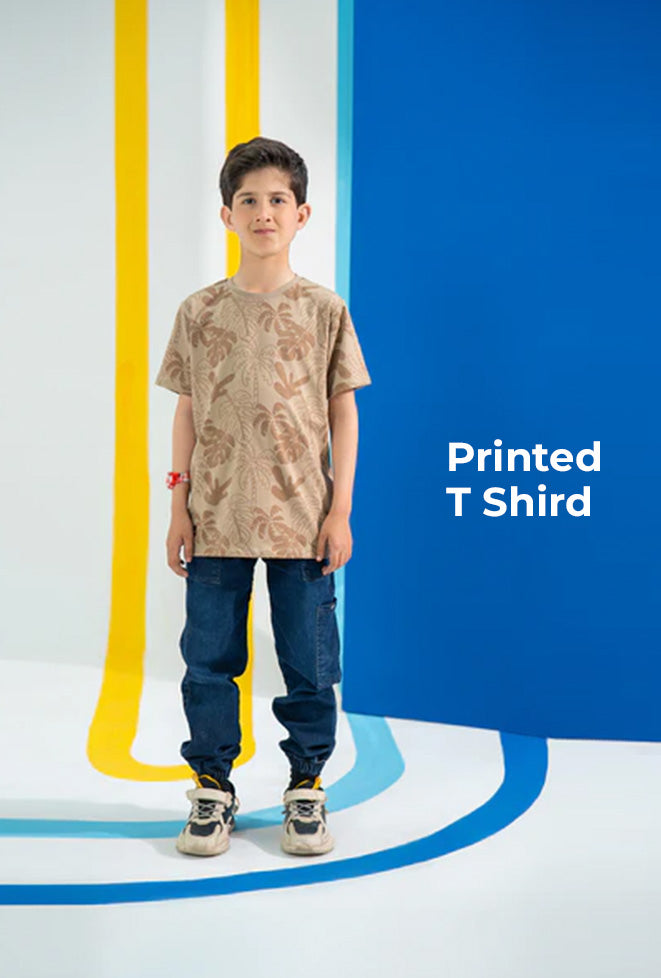 BOY PRINTED T SHIRT