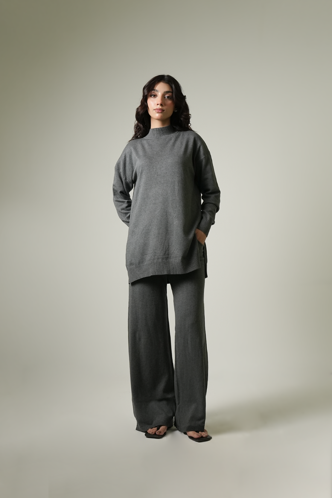 LADIES COORD SET SWEATER
