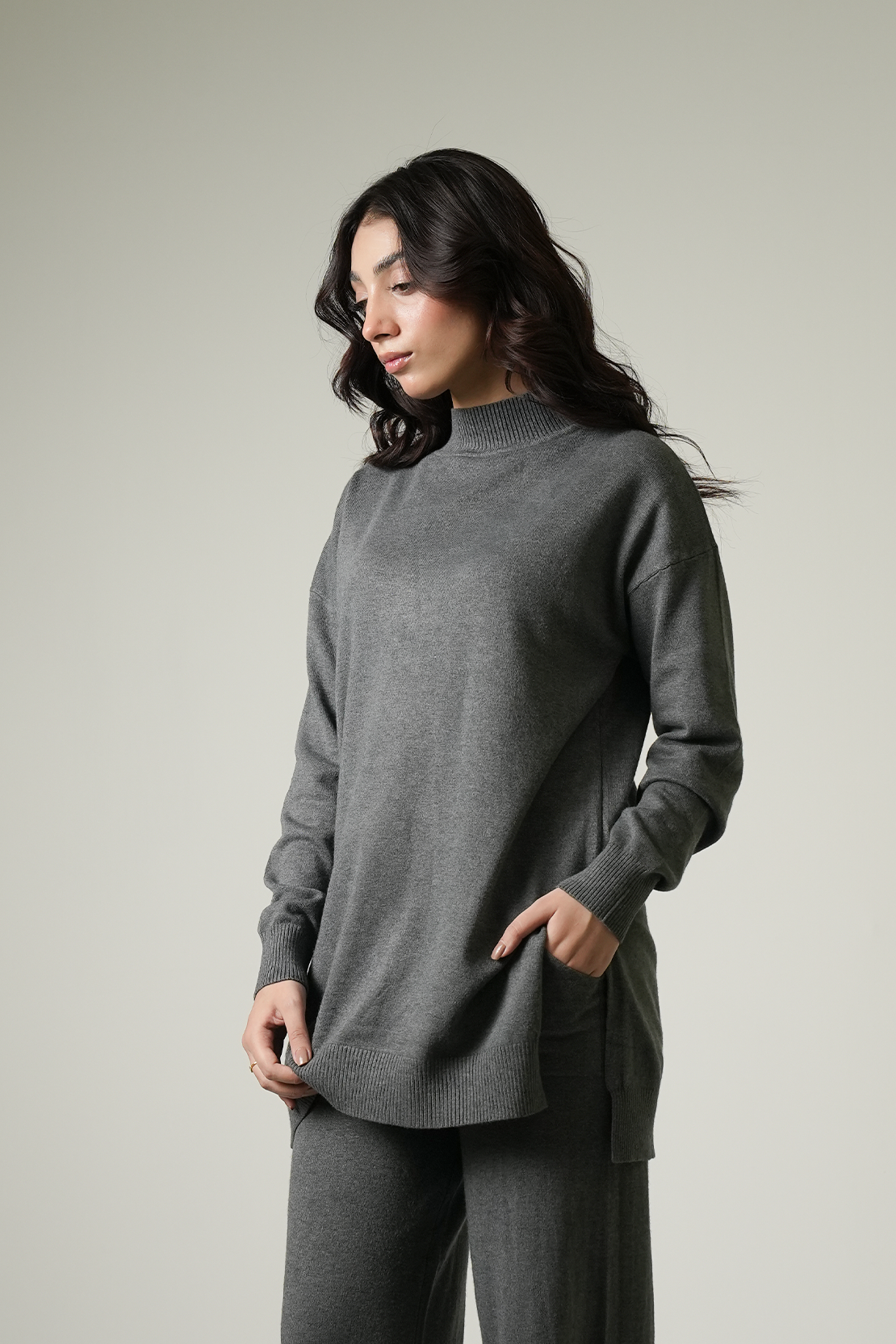 LADIES COORD SET SWEATER