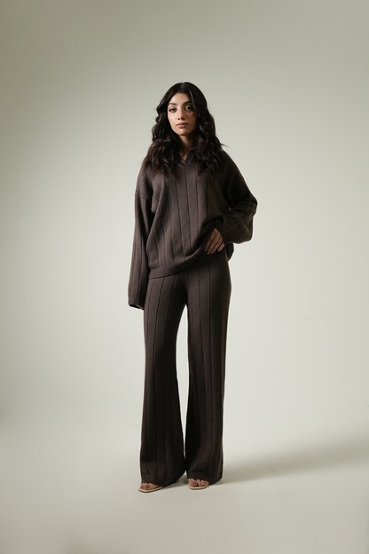 LADIES COORD SET SWEATER