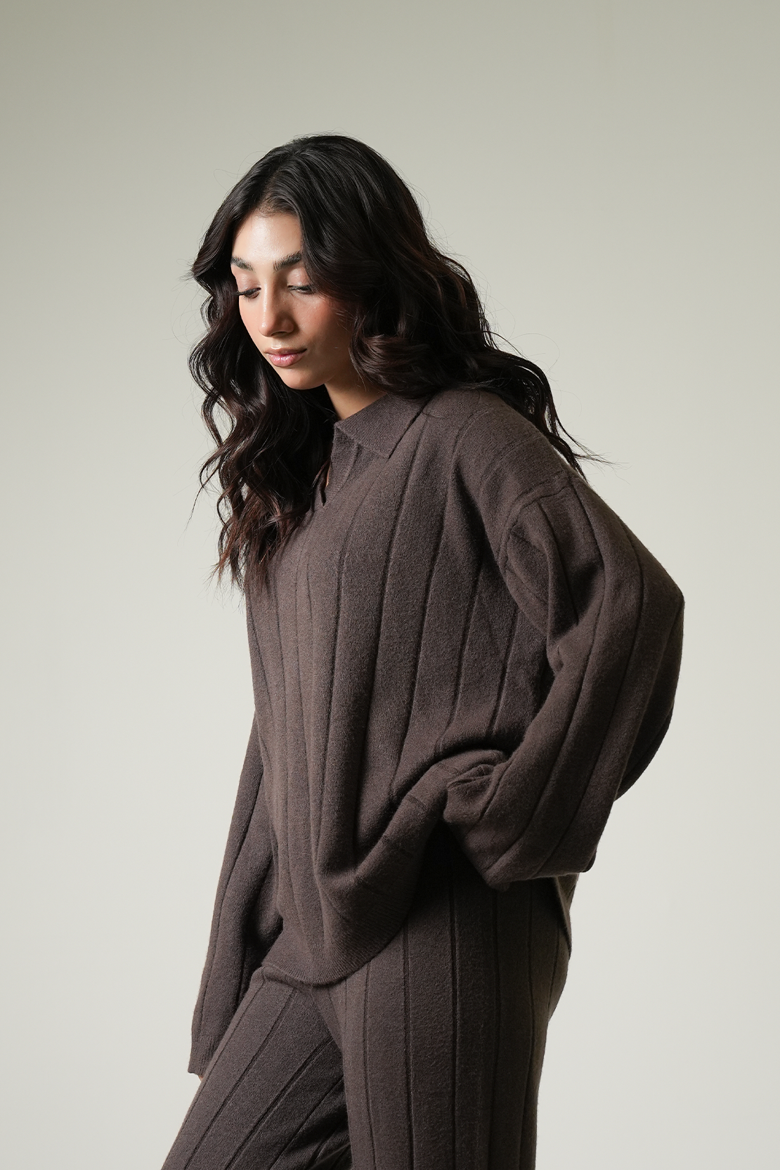 LADIES COORD SET SWEATER