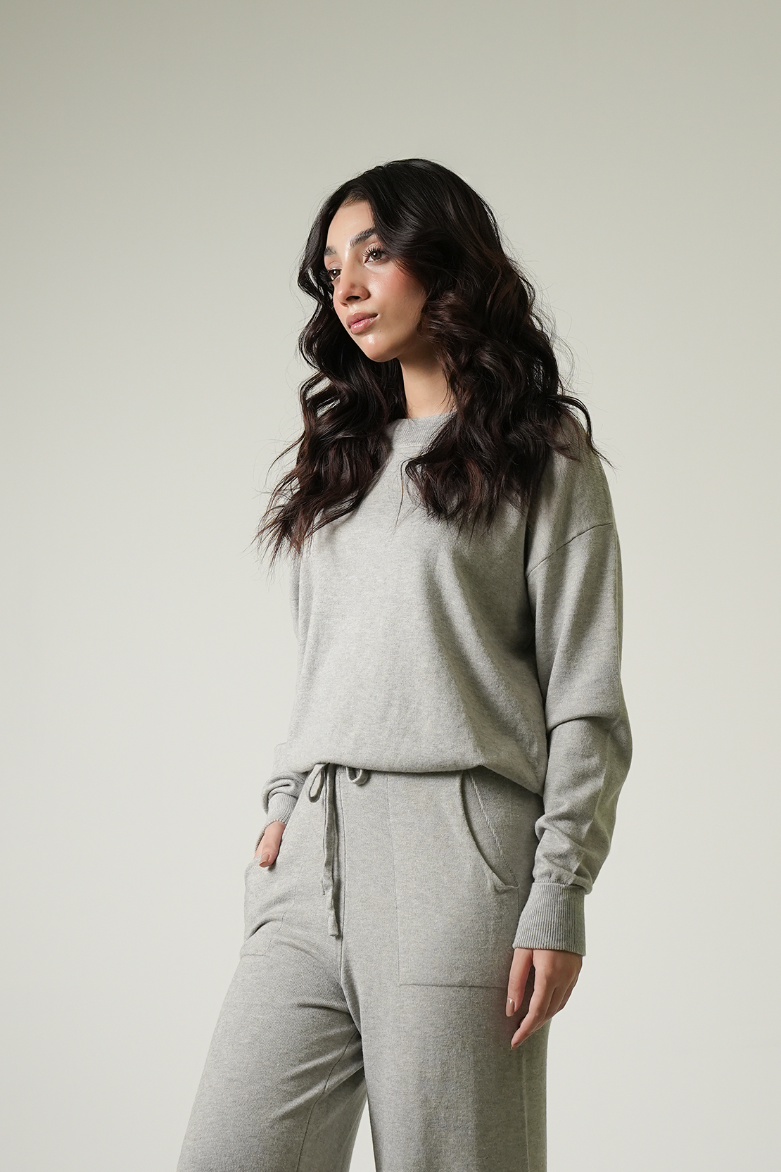LADIES COORD SET SWEATER