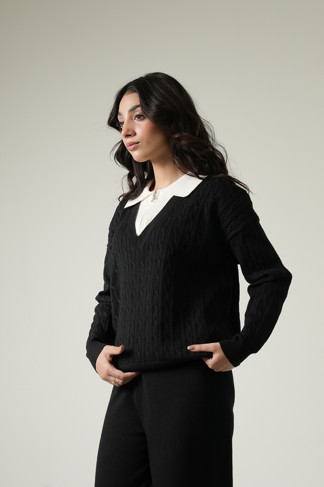 LADIES COORD SET SWEATER