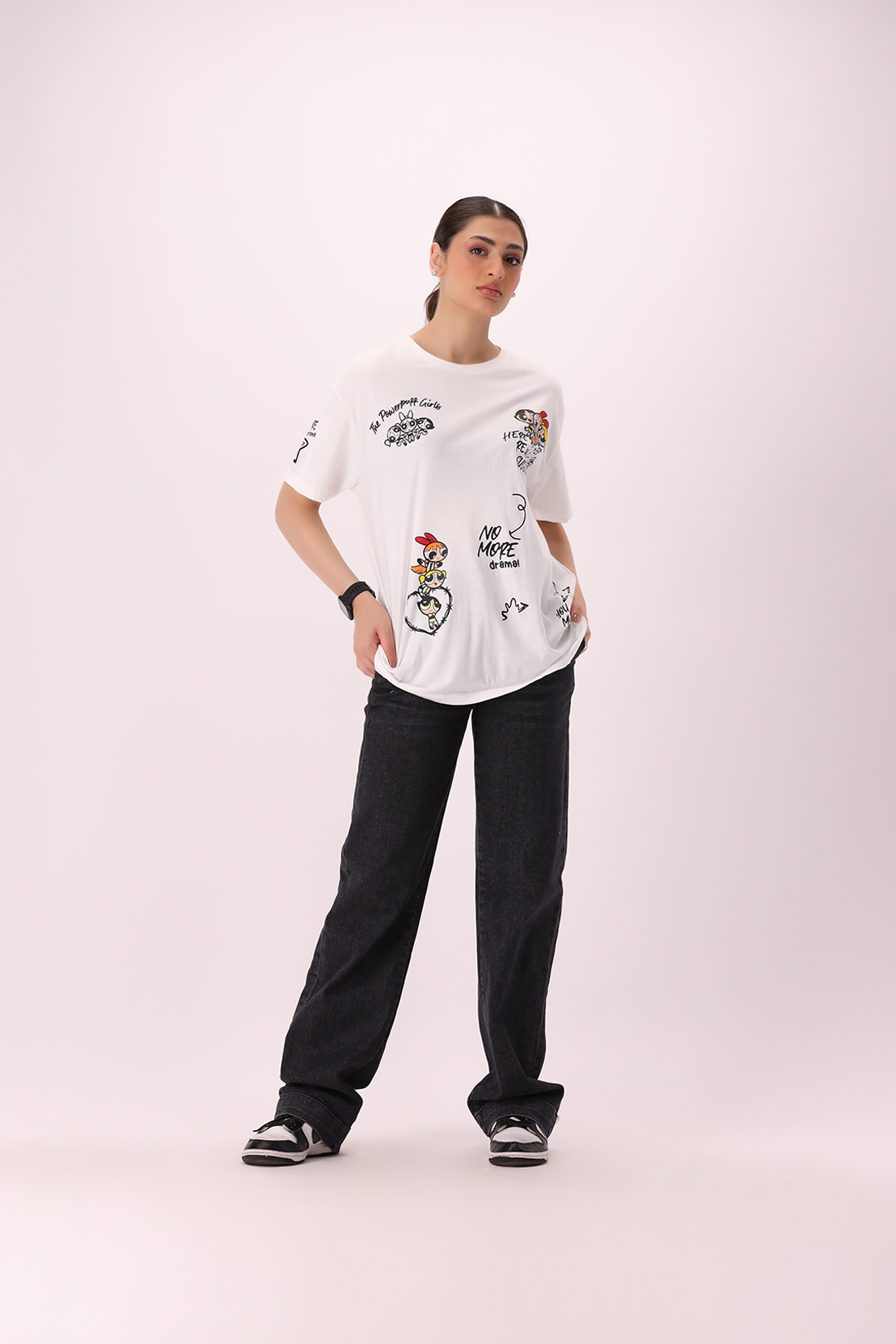 Oversized Printed Tee
