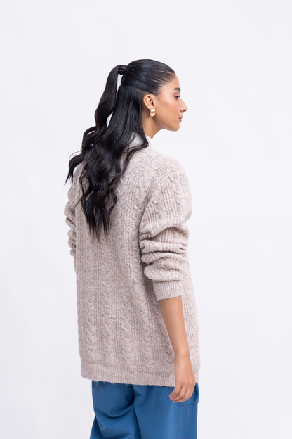 Oversized Knit Cardigan