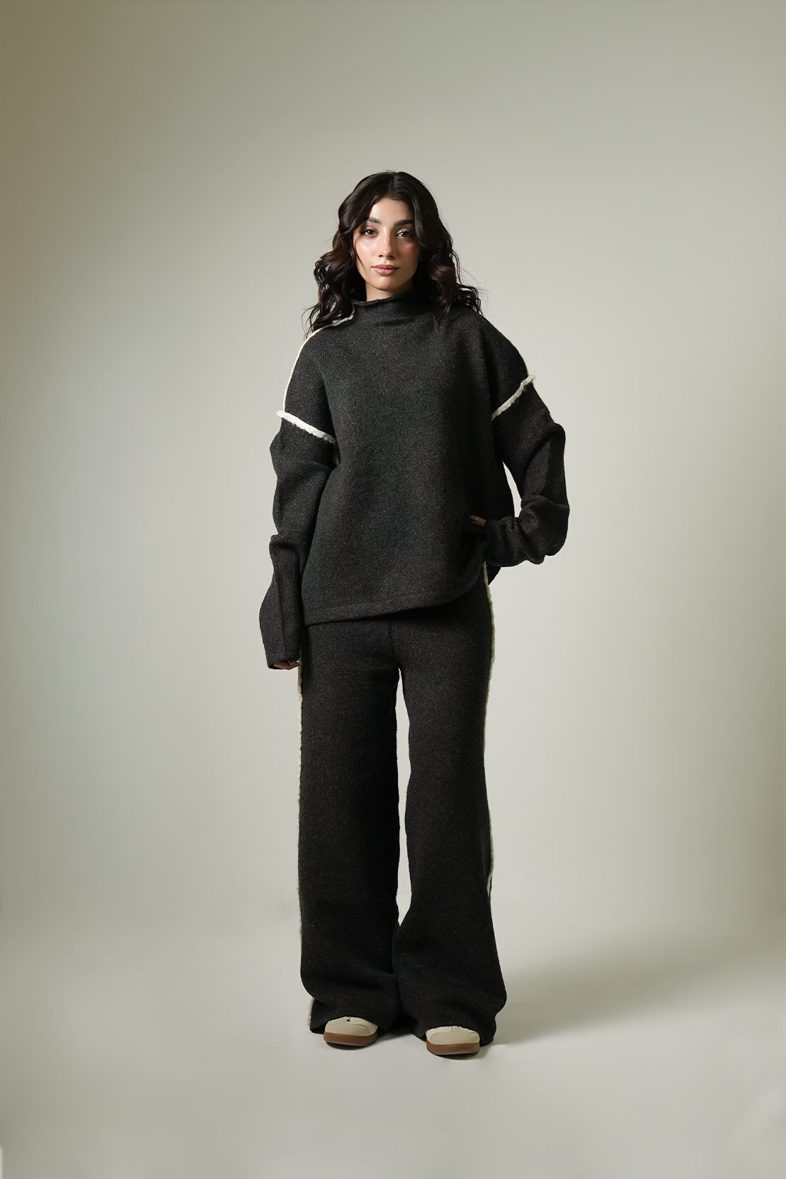 LADIES COORD SET SWEATER