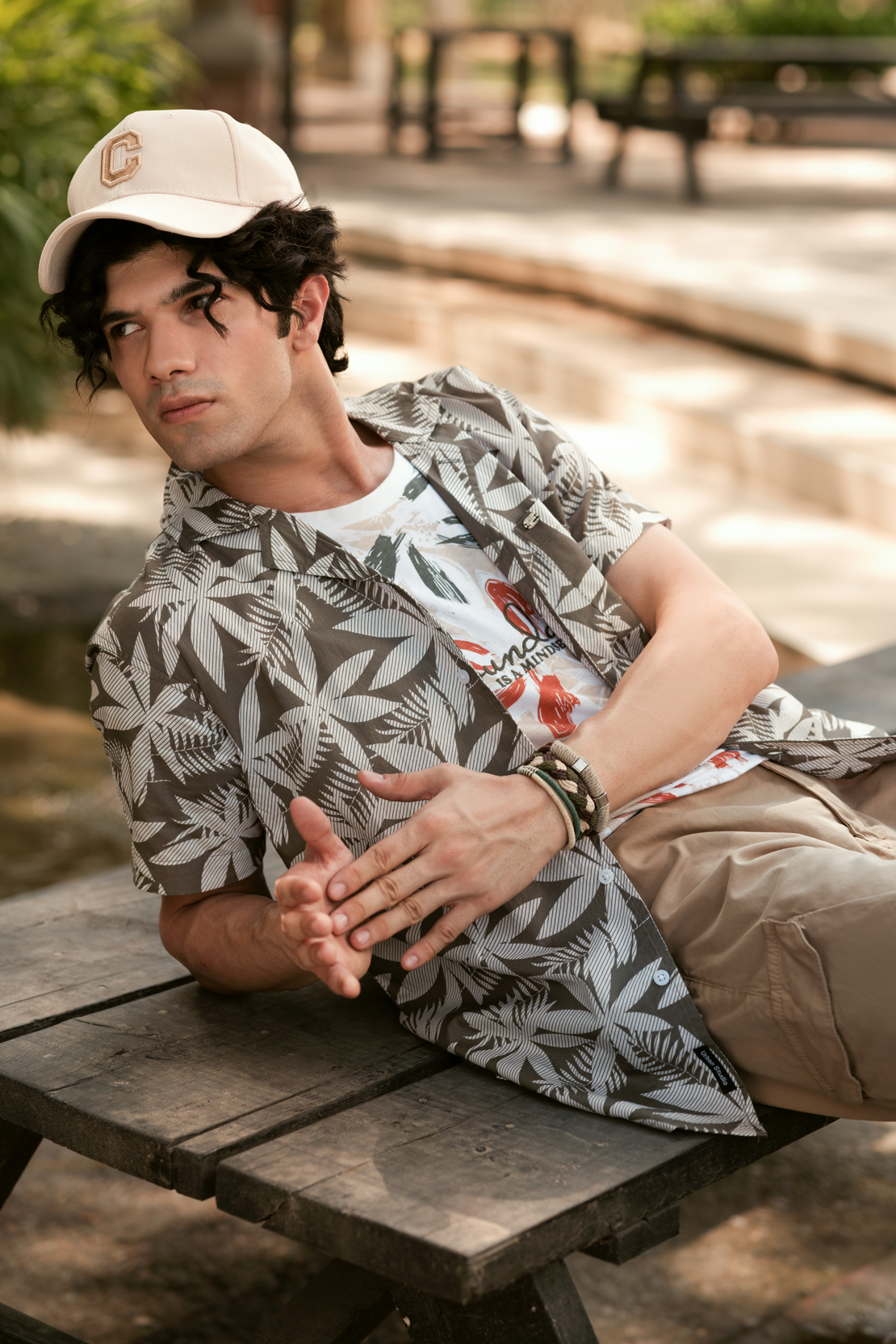 Men Floral Print Casual Shirt