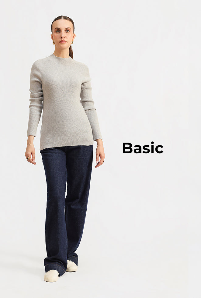 WOMEN BASIC SWEATER