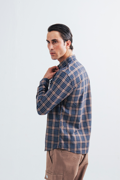 Men Button Down Casual Shirt