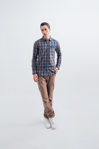 Men Button Down Casual Shirt