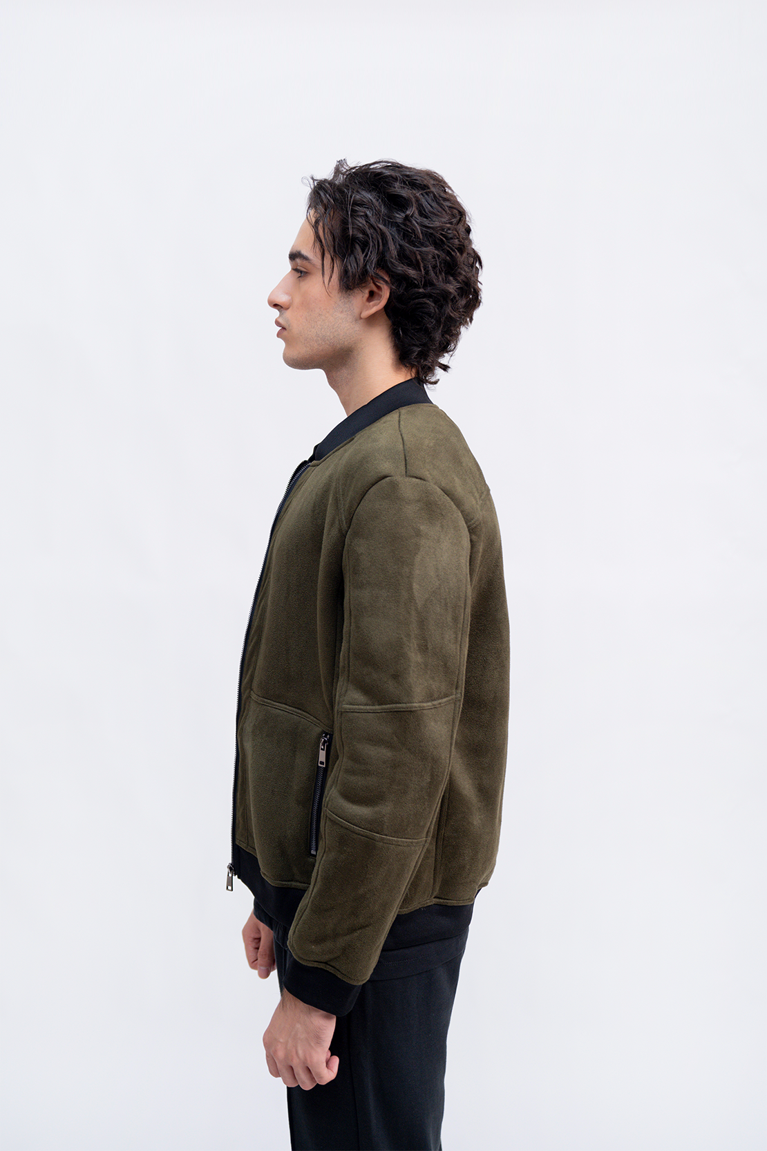 Men Suede Jacket