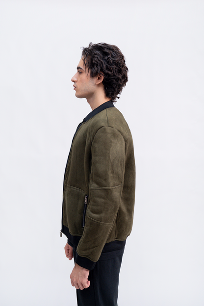 Men Suede Jacket
