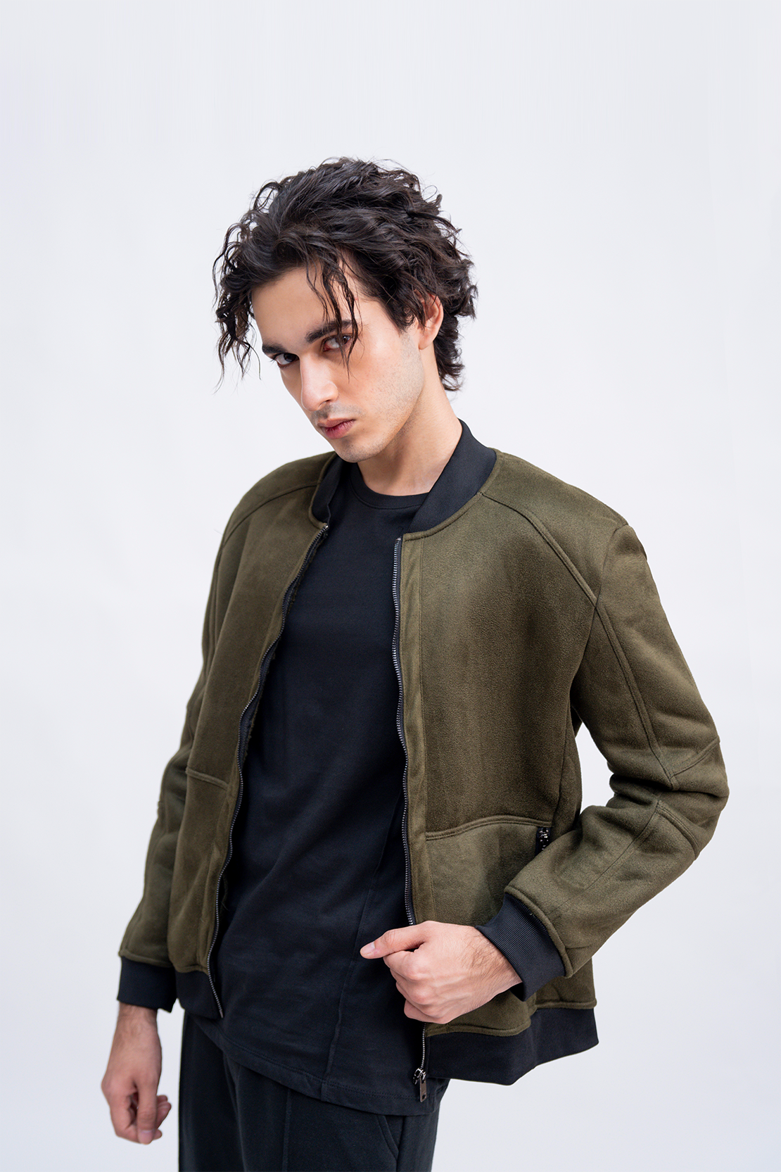 Men Suede Jacket