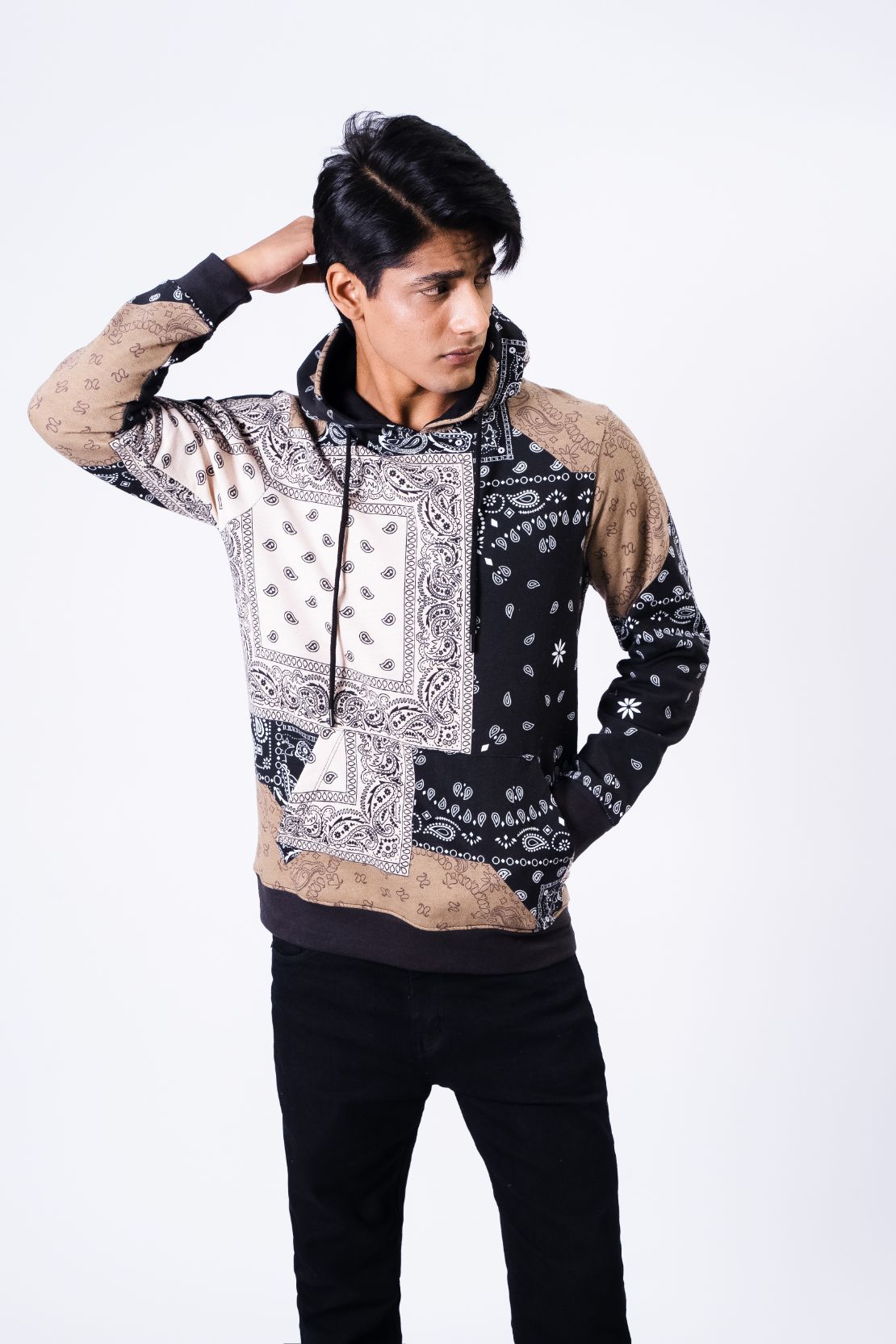 Men Multi Design Hoodie