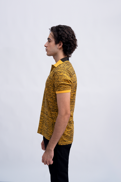 Men Contrast Polo