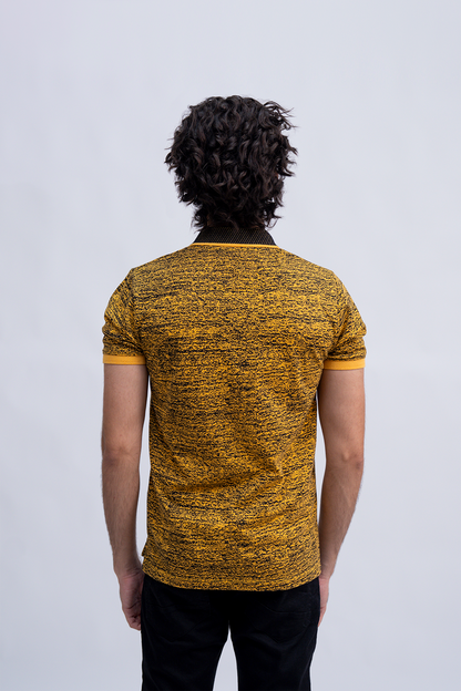 Men Contrast Polo