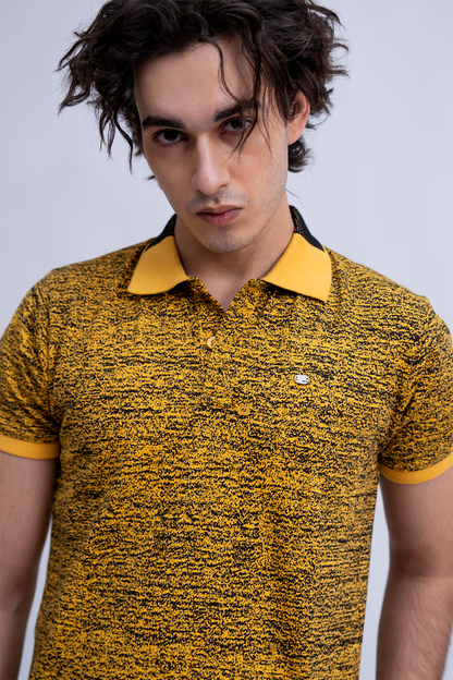 Men Contrast Polo