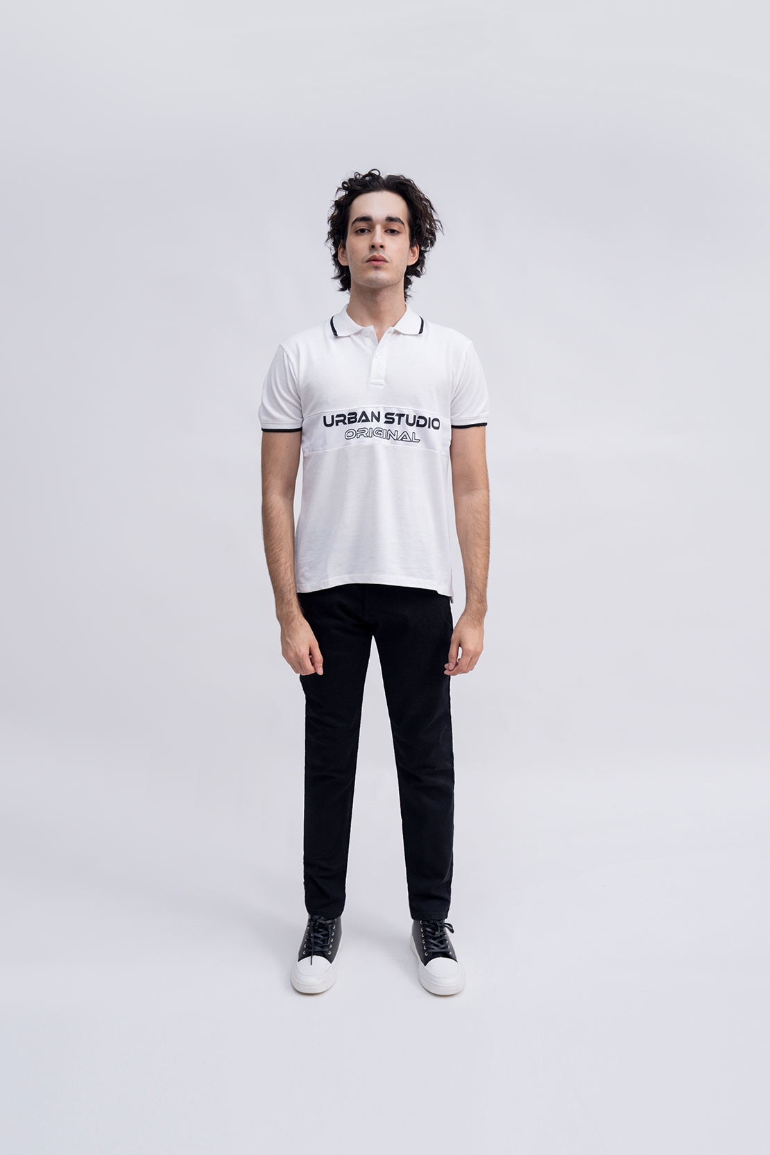 Men Graphic Polo