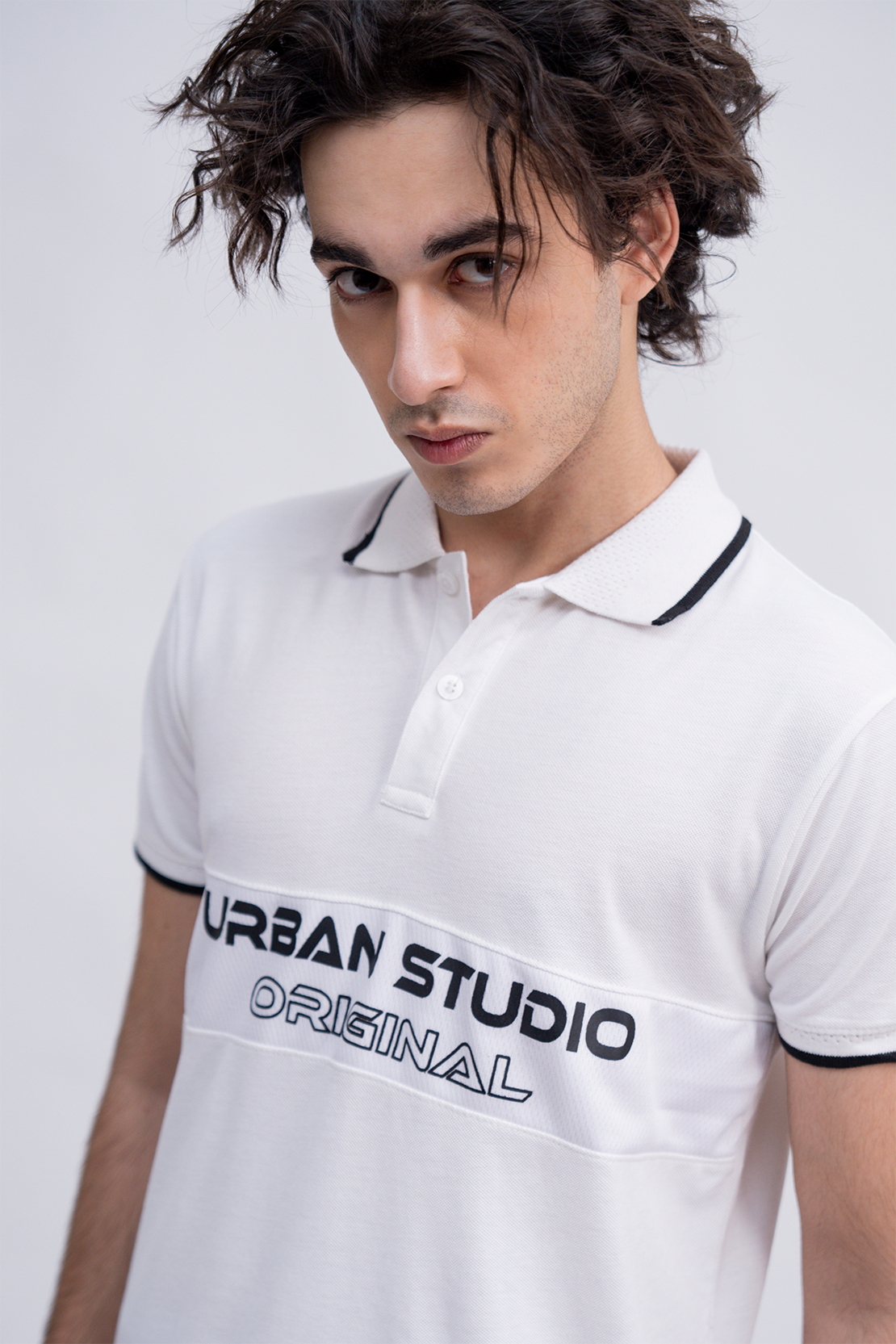 Men Graphic Polo