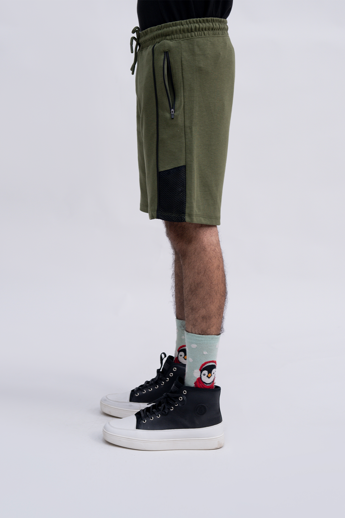 Men Contrast Short