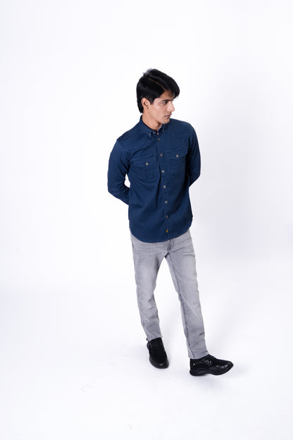 Pocket Style Casual Shirt