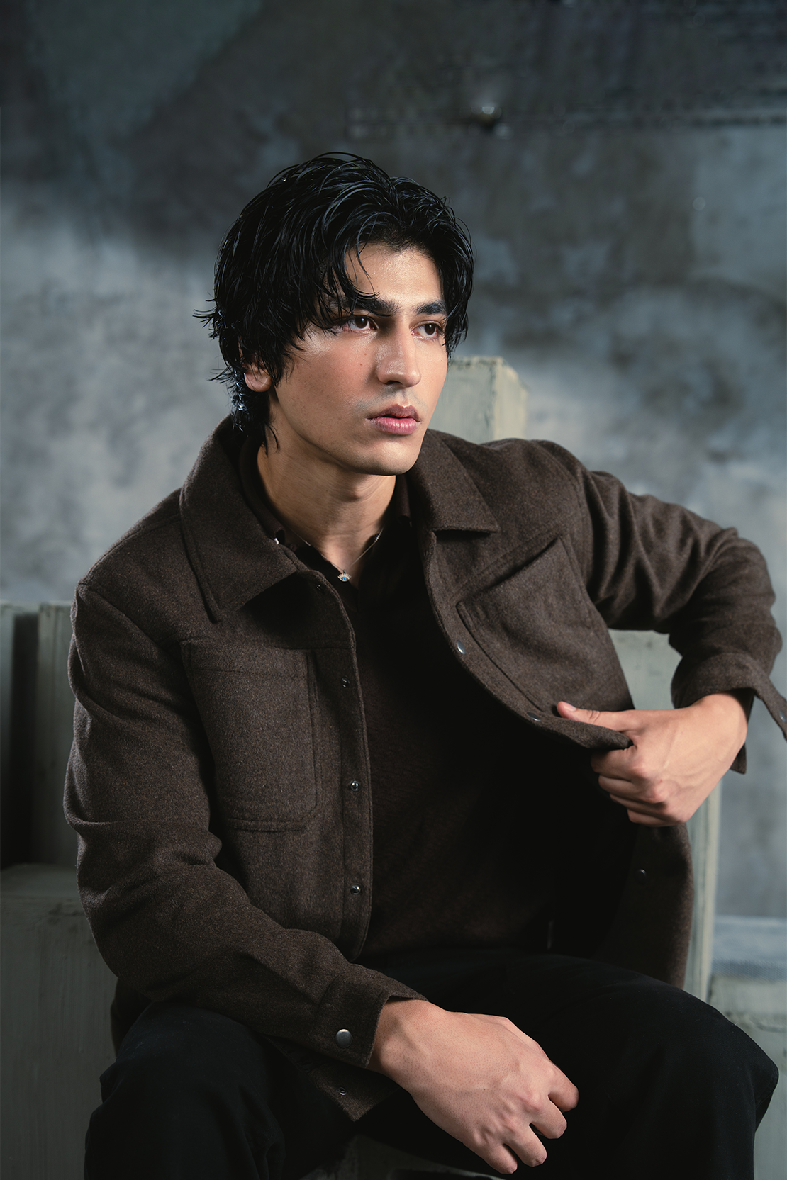 Men's shirt shacket