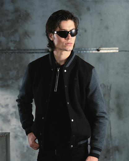 Varsity bomber jacket