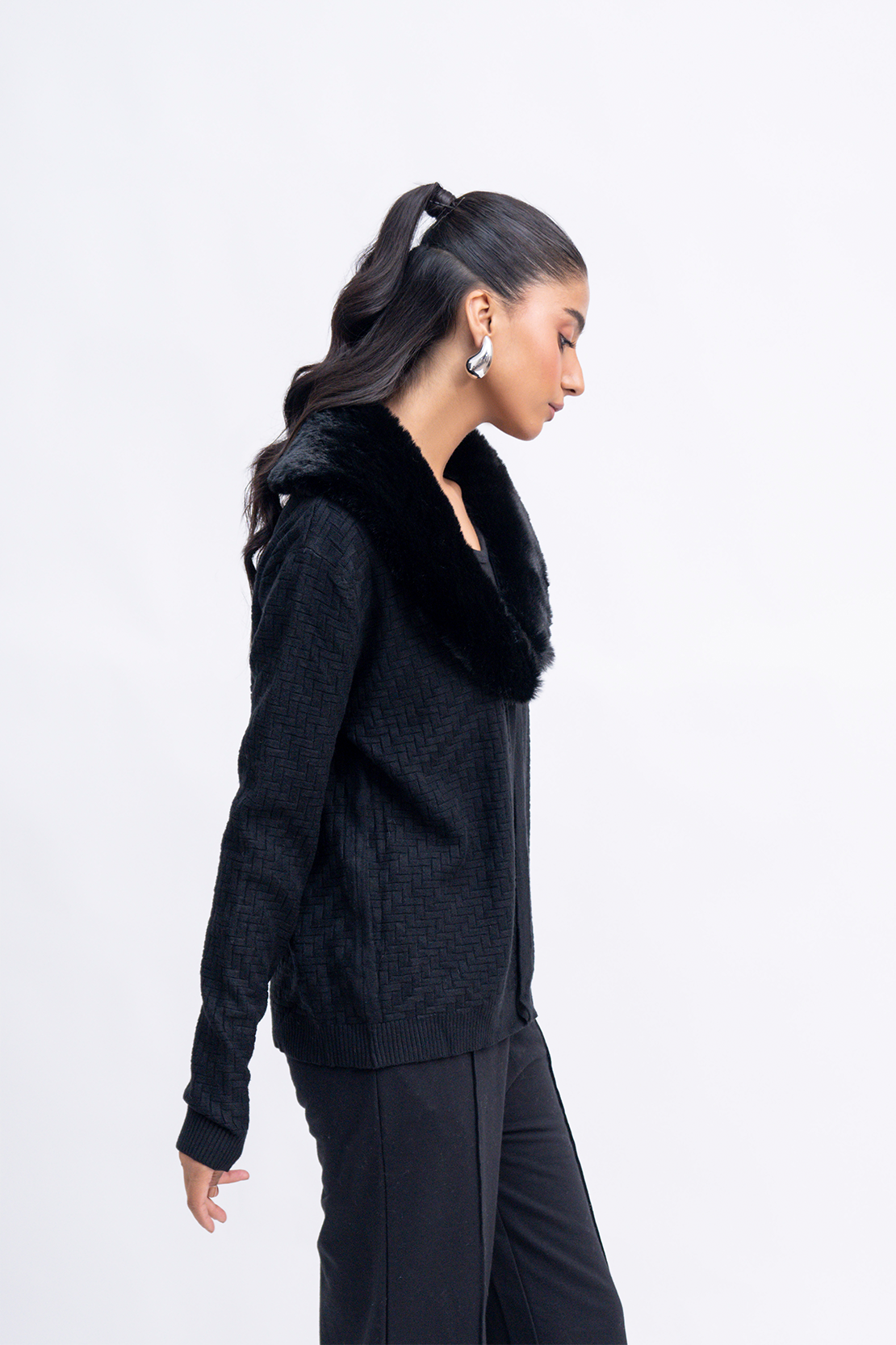 Oversized Knit Cardigan