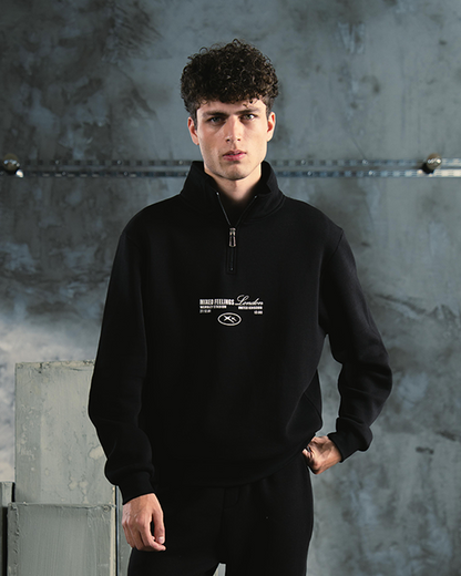 RELAXED MOCKNECK PULL-OVER