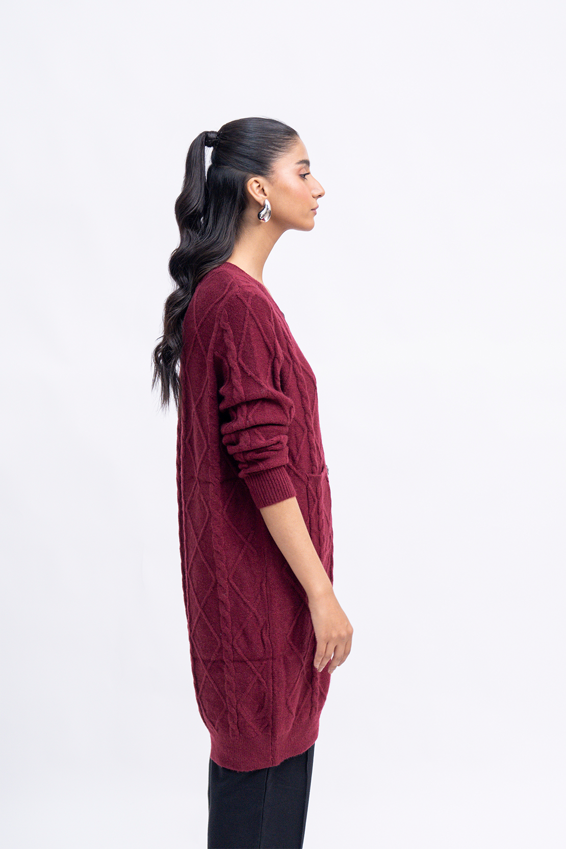 Oversized Knit Cardigan
