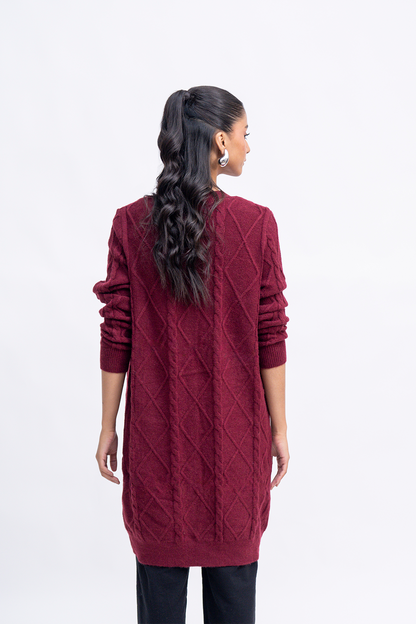 Oversized Knit Cardigan