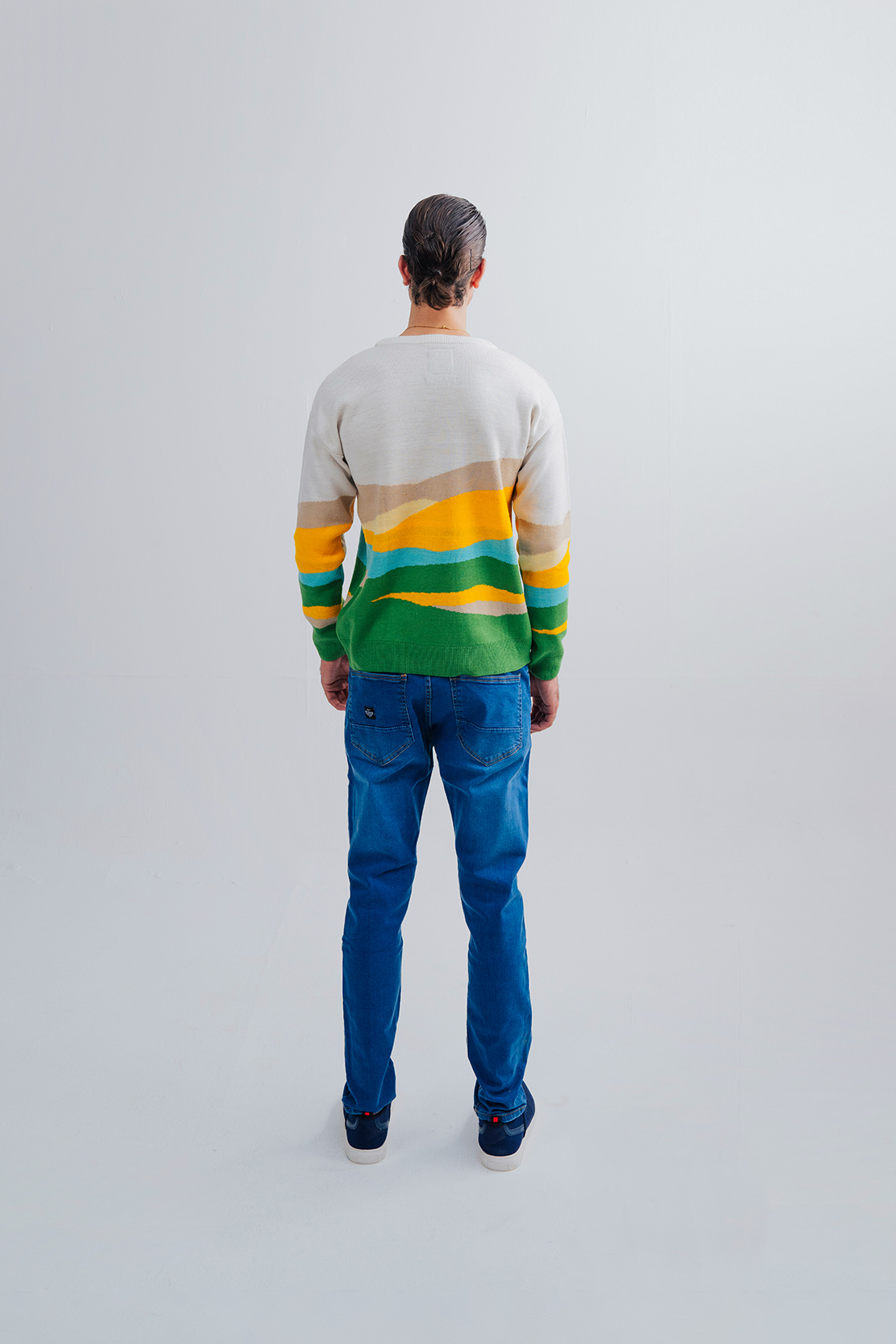 Men Contrast Sweater