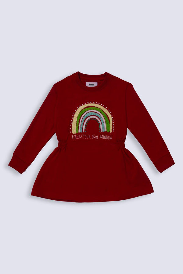 Rainbow Graphic  Sweat Shirt