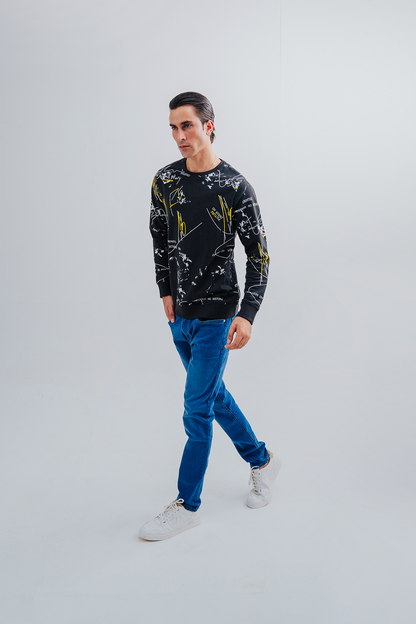Men Graphic Sweat Shirt