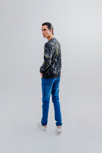 Men Graphic Sweat Shirt