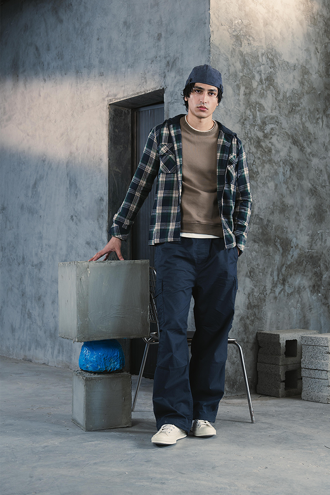 FLANNEL HOODED SHACKET