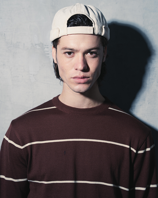 Striped Crew-Neck Sweater