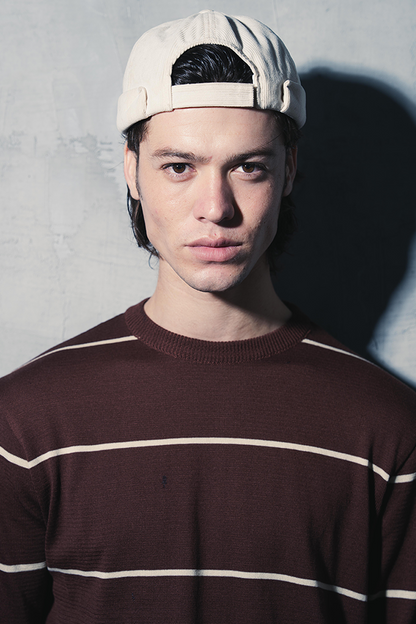Striped Crew-Neck Sweater