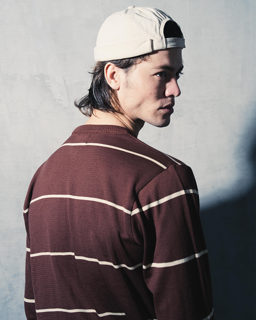 Striped Crew-Neck Sweater