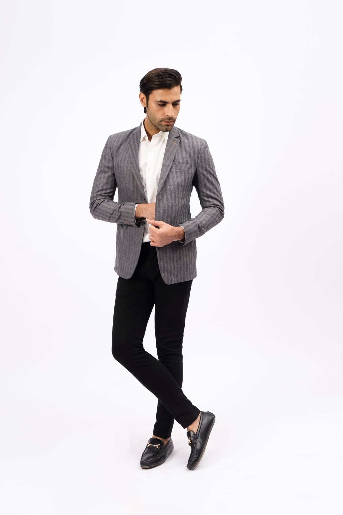 Grey Casual Coat